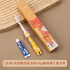 Hotel Desenho Animado Descartável Infantil Escova de Dentes de Cerdas Macias Conjunto com Pasta de Dente Chinelos Quarto de Hóspedes Pousada Artigos de Higiene Pessoal para Viagem