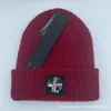 Sombreros de Otoño e Invierno Comercio Electrónico Transfronterizo Sombreros de Punto para Hombres y Mujeres Ropa de Trabajo Casual Europea y Americana Sombreros Cálidos para el Frío Sombreros de Lana Bordados con Letras