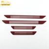 Aplicable a 20 jietu X70 parche decorativo para estribo jietu X70 pedal de bienvenida de acero inoxidable accesorios de tira brillante