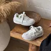 Tênis Infantil Forrest Gump 2026 Primavera e Outono Novo Estilo Tênis Casual Retrô para Meninos Sola Macia Couro Genuíno Tênis de Treino Alemão Tênis para Meninas Pequenas