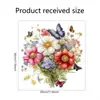 Múltiples Tipos de Pegatinas Autoadhesivas de Mariposas y Flores para Inodoro, Pegatinas Decorativas de Pared para Baño y Refrigerador, Papel Tapiz Autoadhesivo de PVC