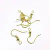 Ganchos para Orejas de Color Duradero Chapados en Oro de 14K, Accesorios de Aretes Simples, Colgantes para Aretes, Materiales Hechos a Mano para Joyería DIY