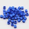 Acessórios de Joias com Miçangas DIY Feitos à Mão 7*7mm Quadrado Quadrado Acrílico Contas de Furo Grande Contas Soltas Cordão Cadarços