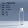 Garrafa Plástica Transparente para Pet 100ml 200ml 300ml Garrafa Redonda de Ombro Espessa Garrafa Vazia Dividida Garrafa Plástica Tipo Gota de Cristal AB