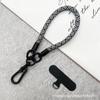 Cordón Desmontable de 8 mm, Correa de Muñeca Corta para Teléfono Móvil, Fuerte y Duradera, Cuerda Trenzada Gruesa, Correa de Cuerda Antiperdida para Hombres y Mujeres