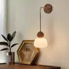 Parede de Fundo da Sala de Estar Lâmpada de Parede de Mármore Nórdica Pós-Moderna Luz Luxuosa Artística Criativa Lâmpada Decorativa Lâmpada de Parede de Cabeceira com Cordão