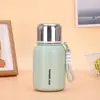 Nueva taza termo compacta de acero inoxidable 316, pequeña y exquisita, con asa, taza de bolsillo mini, taza de agua portátil