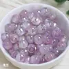 Cuentas de Pluma que Caen Polvo de Estrella Dingyi Estilo Ins Resina Galvanizada con Agujero Pasante Cuentas Sueltas Cadena de Teléfono DIY Accesorios de Joyería con Cuentas