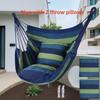 Silla Colgante Hamaca Popular de Venta Cruzada 1 Pieza, Asiento Columpio Hamaca para Patio Exterior, Silla Colgante Resistente, y