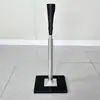 Equipamento de Treino de Baseball Metálico para Adultos e Jovens Tipo T Fácil de Instalar Retrátil Tee de Treino para Rebater Baseball