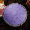 Tambor etéreo de clase D de la marca Huashu, tambor de loto de 15 tonos y 13 pulgadas, tambor de lengüeta de acero para golpear a mano, percusión engrosada y mejorada.