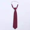 Falda plisada con asa estilo universitario uniforme JK color liso corbata corbata libre accesorios de uniforme JK corbata