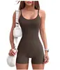 2024 Exportação Transfronteiriça Europeia e Americana Roupas Femininas Amazon Aliexpress Popular Verão Sexy Alça Única Macacão Curto Justo