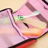 Caja de Cepillo de Dientes Portátil para Viaje Color Caramelo Colorido Transparente Cubo para Cepillo de Dientes Taza para Cepillo de Dientes de Paja de Trigo Listo para la Venta