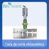 Faca de corte ultrassônica para fatias de pão, faca de corte para brownie, equipamento ultrassônico para corte de bolos com óleo pesado