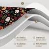 Mouse Pad Retrô de Abóbora e Fantasma Halloween Floral Grande para Escritório e Jogos Antiderrapante Espessado Teclado Mesa Mat