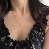 Collar pequeño de cereza de diseño nicho estilo coreano para mujer, estilo simple ins, moderno, único, de verano, combinable con todo, joyería, cadena para la clavícula