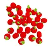Colgantes hechos a mano terminados: caqui, cacahuete, manzana, fresa, melocotón, pera, llaveros, girasoles de hilo, productos tejidos al por mayor