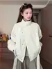 Jaqueta versátil estilo coreano para o dia a dia, com gola alta, para mulheres, nova para primavera e outono, caimento solto, acinturada, trench coat curto afina a silhueta