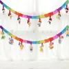 Decoraciones de Cumpleaños Infantiles, Banderines, Decoraciones para Fiestas Navideñas, Tapices de Fondo para Pared, Decoraciones Colgantes, Banderín de Castillo de Princesas