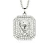 Europa y Estados Unidos nuevo collar hip-hop cabeza de león diamante colgante marca de moda comercio exterior AliExpress ebay explosiones joyería de moda