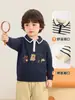Ropa infantil Kaka Panda, suéter infantil de media botonadura, ropa de invierno para niños, tops de invierno para niñas, ropa de bebé, moderno
