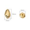 Cuentas de piedra tallada en forma de estrella de seis puntas en oro de 14 quilates que preserva el color, pulsera de cuentas hecha a mano, collar, accesorios de joyería