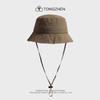 Sombrero de pescador casual para hombre y mujer, mismo secado rápido, fino, color liso, versátil, sombrero de cubo, protección solar para exteriores, sombrero de sol, venta al por mayor, LOGOTIPO