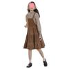 Vestido de tirantes floral vintage para niñas dos piezas Primavera y Otoño niños medianos y grandes estilo coreano moderno traje casual de moda