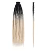 Transfronterizo 24 pulgadas Individual Europeo y Americano Rastas Street Dance Fieltro Rastas Peluca Rastas Tejido a Mano Extensiones de Cabello Rastas Rastas