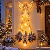 Belén Estrella de la Fe Ángel Luminoso Escena Colgante de Pared Decoración