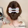 Pinza plana para el cabello que no lastima la parte posterior de la cabeza, adecuada para mujeres con cabello fino, pinza de cocodrilo elegante y exquisita, pasador versátil