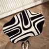 Alfombrilla de Suelo de Barro Diatomeas de Forma Especial Simple Transfronteriza para Baño Baño Antideslizante Absorbente de Agua Resistente al Desgaste Inodora Fácil de Cuidar Alfombrilla de Suelo