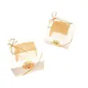 Transfronterizo En Stock Color Blanco Piel de Vaca Para Hornear Para Llevar Empaque Pequeño para Pasteles Cajas de Cartón para Pasteles Vasos de Papel Cajas para Muffins Venta al por Mayor