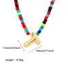 Explosiones transfronterizas de Amazon Europa y Estados Unidos collar de 26 letras acero inoxidable letra burbuja regordeta collar en inglés