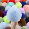 Bola de Pelo Sintético de Zorro 10-12cm Colorida DIY Bola de Pelo Sintético de Conejo Accesorios Colgantes para Zapatos Sombreros Bolsos En Stock Entrega Rápida