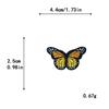 Bordado por Computadora Mariposa Colorida Transfronterizo Más Vendido Parches Mixtos de Mariposas para Chaquetas Abrigadoras Parches de Bordado Hechos a Mano para DIY