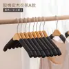 Percha de Madera Maciza con Esponja Antideslizante Sin Costuras para Armario Percha para Ropa de Tienda de Ropa Soporte para Ropa de Adulto Percha para Ropa de Hogar Venta al por Mayor