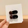 Nuevo Estilo Pinza para el Cabello para Flequillo, Pasador de Acetato para Frente y Lado, Set de 3 Pinzas para el Cabello para Fijar Cabello Suelto, Pinza Retro 2025Bb
