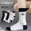 Meias Femininas Curtas Novo Estilo, Meias Femininas Finas de Verão e Primavera Tipo Barco, Meias Baixas Fofas Japonesas, Meias Curtas Brancas com Desenho