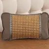 Verano Fresco Verano Colchoneta Funda de Almohada Almohadilla para Almohada para Adulto Colchoneta de Ratán Cubierta para Núcleo de Almohada Funda de Almohada Fresca Individual Dos Pares