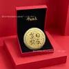 Caja de Regalo de Moneda de Oro Puro 999 Festival Qixi, Regalo Souvenir, Regalo de Lingote de Oro, Mismo Estilo que Shuibei, Venta Caliente al por Mayor