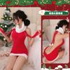 Lingerie Sexy Natal CosPIay Sexy Gola Alta Sexy Camisola Vazada Costas Tentação Cama Terno Grátis
