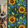 BL156-170 mar de flores transfronterizo pegatina de vidrio estático película para ventana de PVC sin adhesivo decoración del hogar pegatina para cristal de ventana