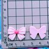Cara Brillante Amor Moño Ropa Zapatos Pasador Cuerda para el Cabello DIY Pegamento Crema Material Hecho a Mano Accesorios de Resina
