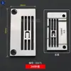 Grupo de 2500 puntadas placa de aguja para overlock de cuello enrollado pie prensatelas barra de alimentación aguja 240/348/356/460