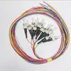 Pigtail de bundle LC pigtail individual LC/FC/SC/ST bundle de 12 fibras cable de parche de fibra óptica monomodo pigtail de bundle SC