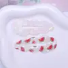 Novo Patch Original de Acrílico Impresso Nuvem de Frutas Acessórios para DIY Colar Clipe Lateral Grampo de Cabelo