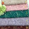 Vestido Nuevo Bordado Vestido Ropa de Casa Tela Bordada Punto Multicolor Línea Estereoscópico Plano Bordado Tela Bordada