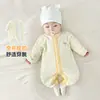 Macacões de Bebê para Primavera, Outono e Inverno, Roupas Quentes Finas Acolchoadas para Meninos e Meninas, Roupas para Recém-Nascidos, Roupas de Inverno para Bebê